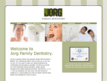 Tablet Screenshot of jorgfamilydentistry.com